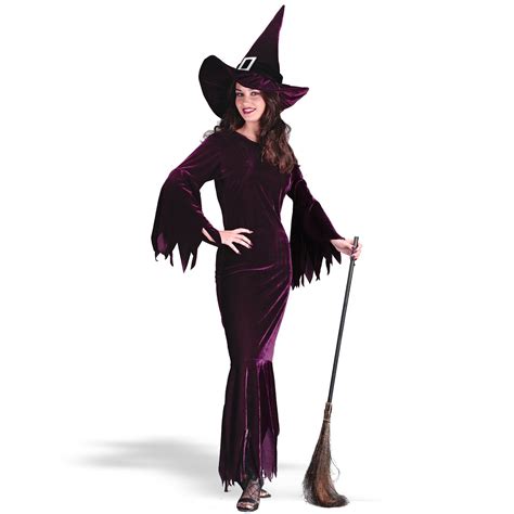 Plum witch outfit for women